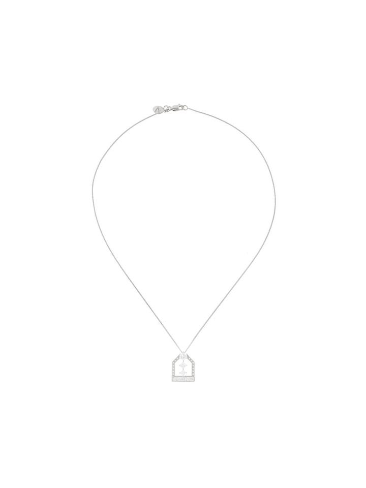 V Jewellery Lochrie Pendant Necklace - Metallic