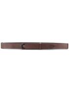 Orciani No-buckle Belt - Brown