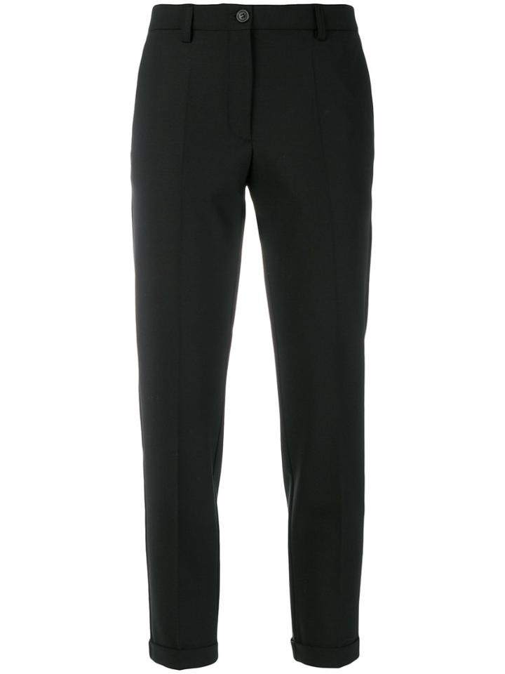 Mauro Grifoni Cropped Suit Pants - Black
