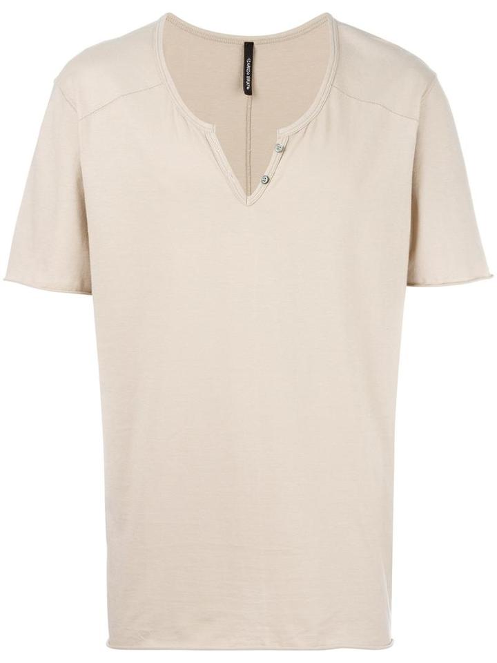 Giorgio Brato Layered T-shirt, Men's, Size: Medium, Nude/neutrals, Cotton