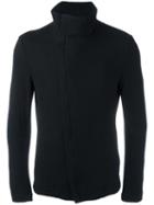 Forme D'expression Asymmetric Zip Jacket, Men's, Size: Large, Black, Wool