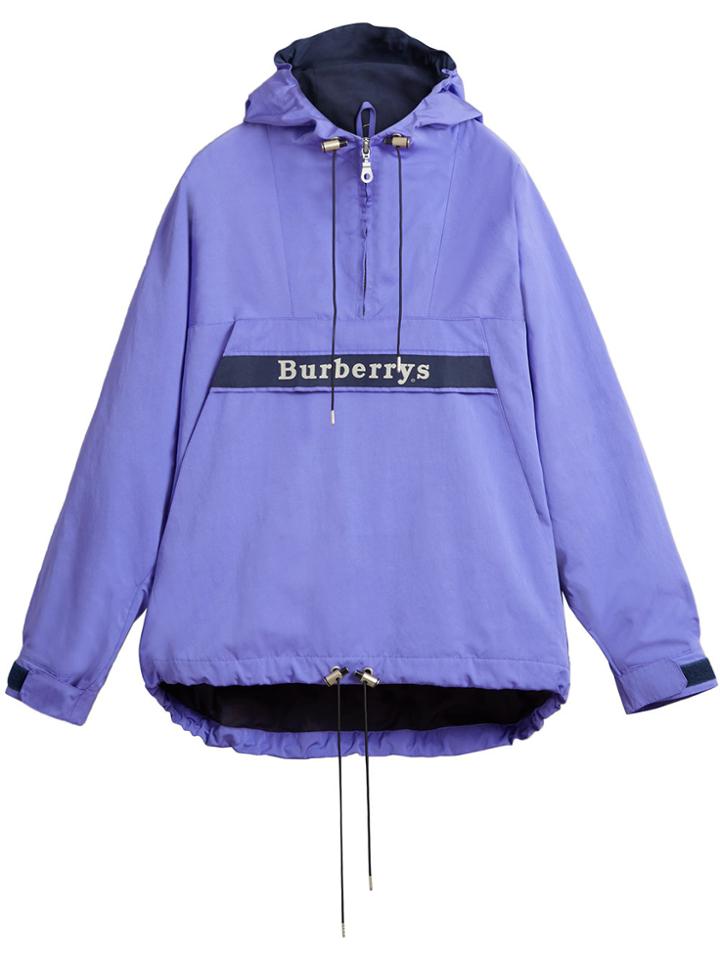 Burberry Reissued Hooded Anorak - Pink & Purple