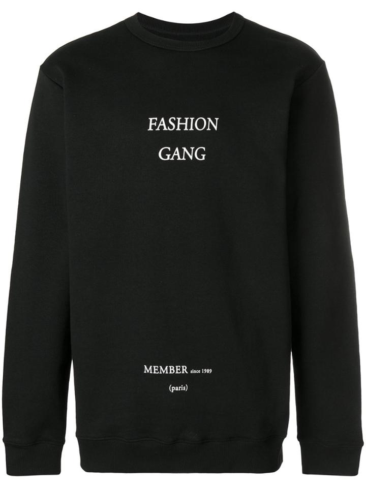 Ih Nom Uh Nit Fashion Gang Sweatshirt - Black