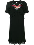 Pinko T-shirt Ruffle Dress - Black