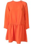 Carven Tied-waist Dress - Yellow