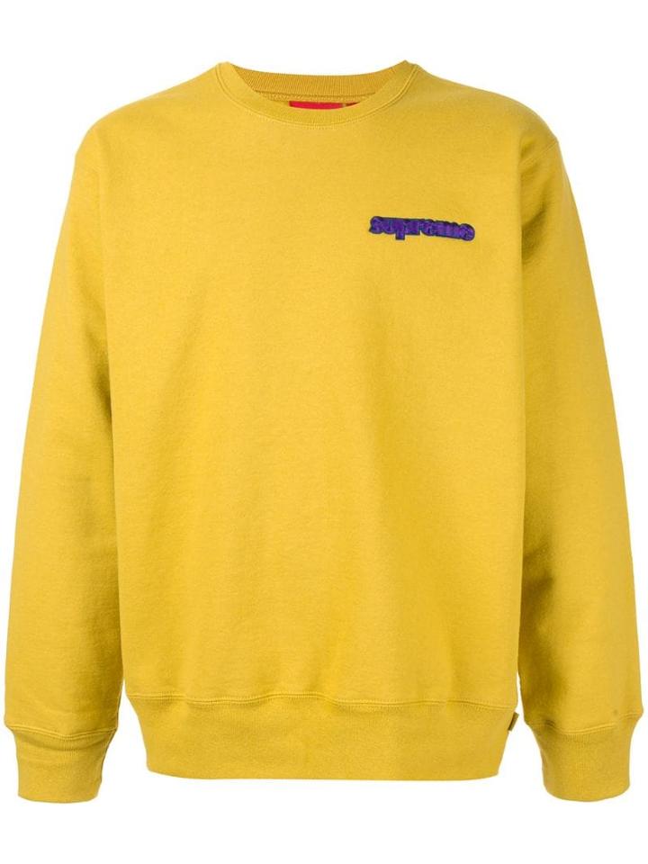 Supreme Connect Crewneck Sweatshirt - Yellow