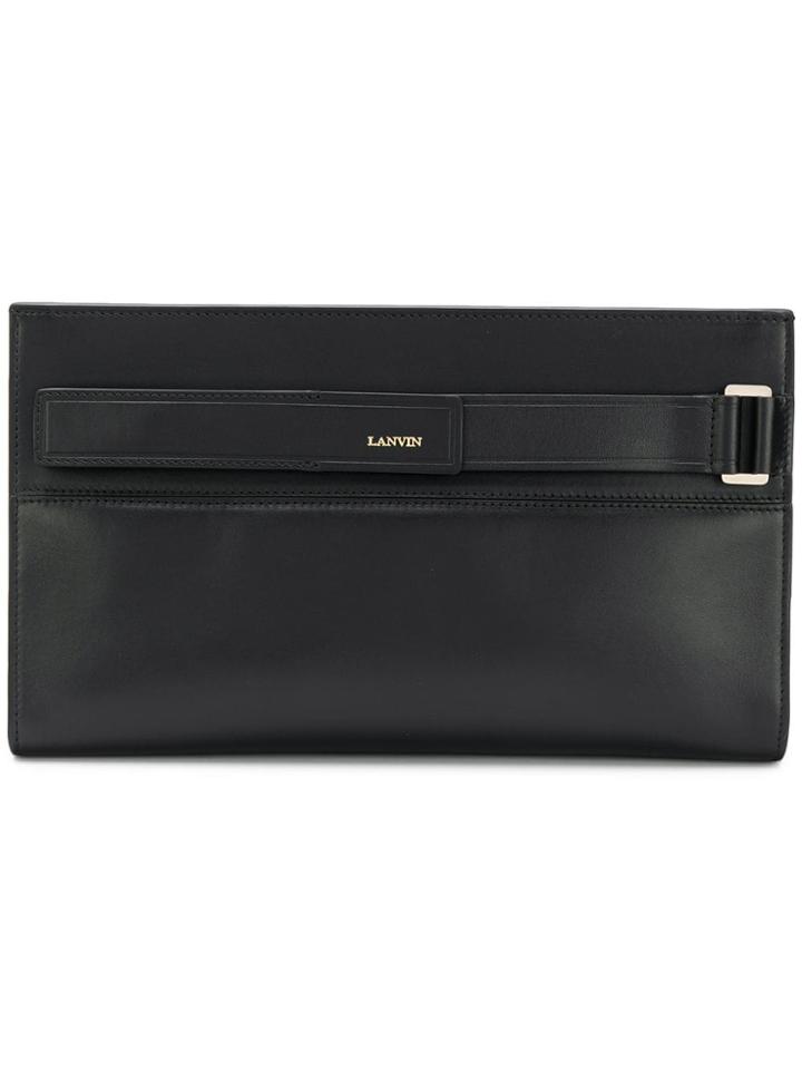 Lanvin Réglisse Clutch - Black