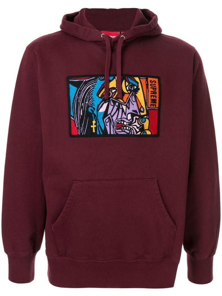 Supreme Chainstitch Hooded Sweatshirt - Red