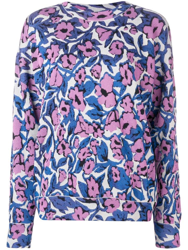 Christian Wijnants Kriss Floral Sweater - Pink