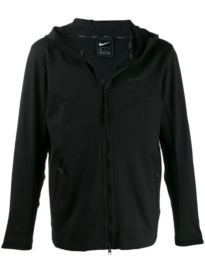 Nike Hooded Jersey Jacket - Black