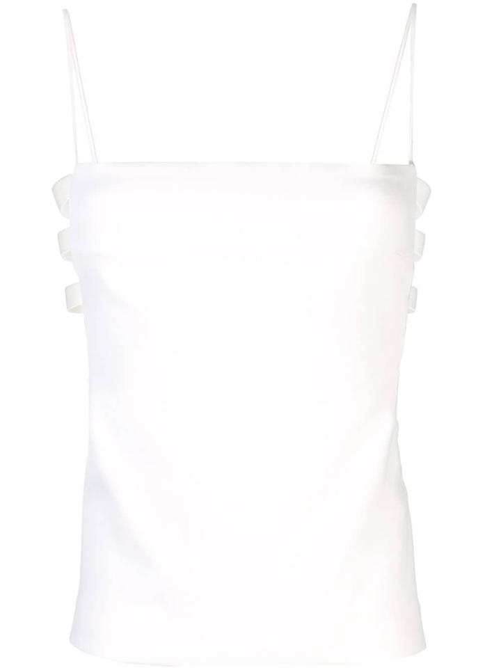 Cushnie Side Cut-out Top - White