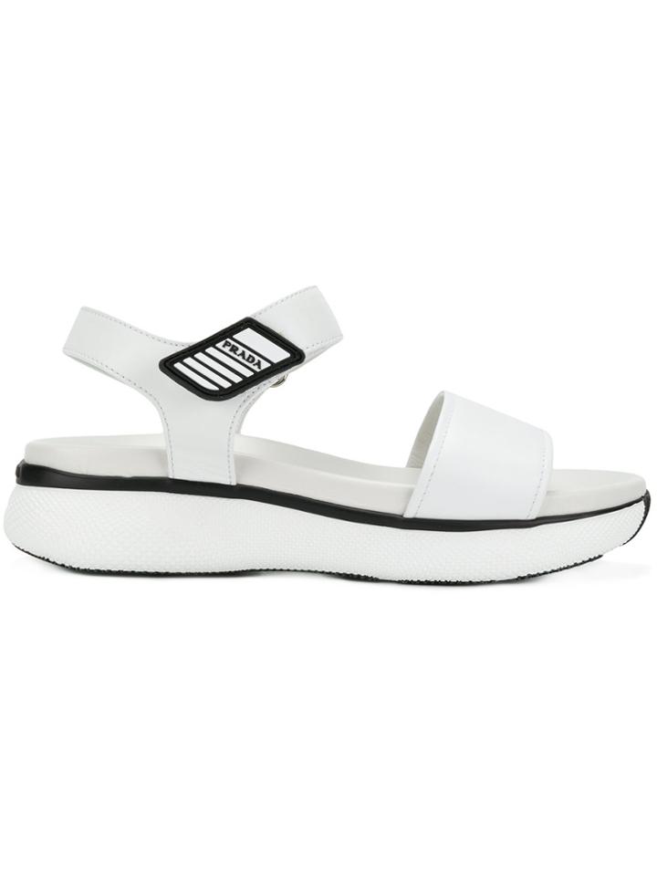 Prada Open-toe Sandals - White