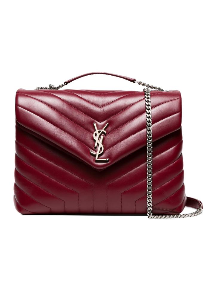 Saint Laurent Red Loulou Shoulder Bag