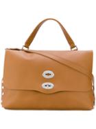 Zanellato - Fold Over Tote Bag - Women - Calf Leather - One Size, Brown, Calf Leather