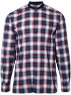 'james' Checked Shirt - Men - Cotton - 40, Black, Cotton, Maison Kitsuné