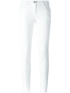 Eleventy Skinny Trousers, Women's, Size: 29, White, Cotton/spandex/elastane