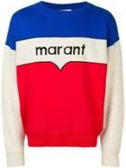Isabel Marant Logo Knit Jumper - Blue