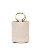 Simon Miller Bonsai Bucket Bag With Gold Hoop Handles - Nude &