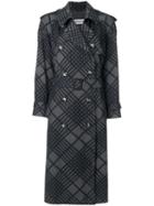 Yves Saint Laurent Pre-owned Belted Trench Coat - Grey