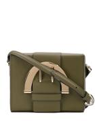 Zac Zac Posen Biba Buckle Cross Body Bag - Green
