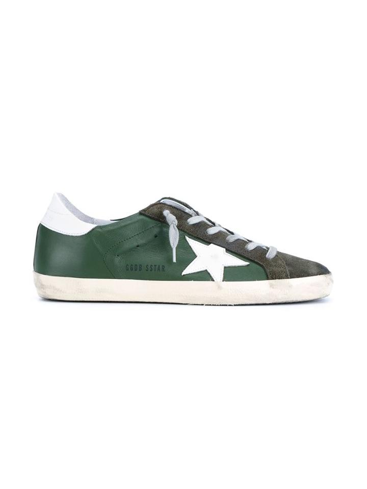 Golden Goose Deluxe Brand Super Star Suede Low-top Leather Trainers