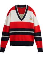 Burberry Reissued 1989 Striped Jumper - Red