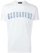 Dsquared2 - Vintage Embroidered Logo T-shirt - Men - Cotton - Xxxl, White, Cotton