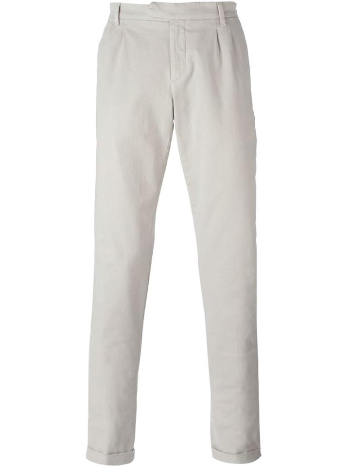 Eleventy Chino Trousers, Size: 33, Nude/neutrals, Cotton/elastodiene