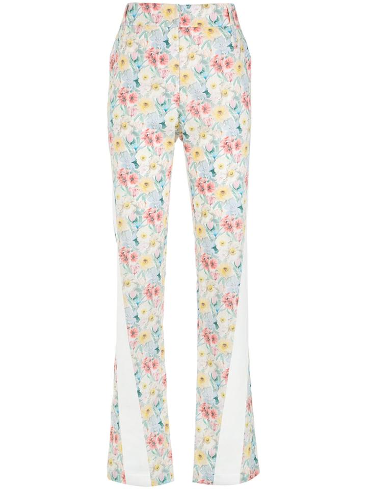 Gloria Coelho Floral Straight Trousers - Multicolour