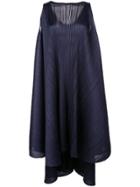 Pleats Please Issey Miyake Pleated Shift Dress - Blue