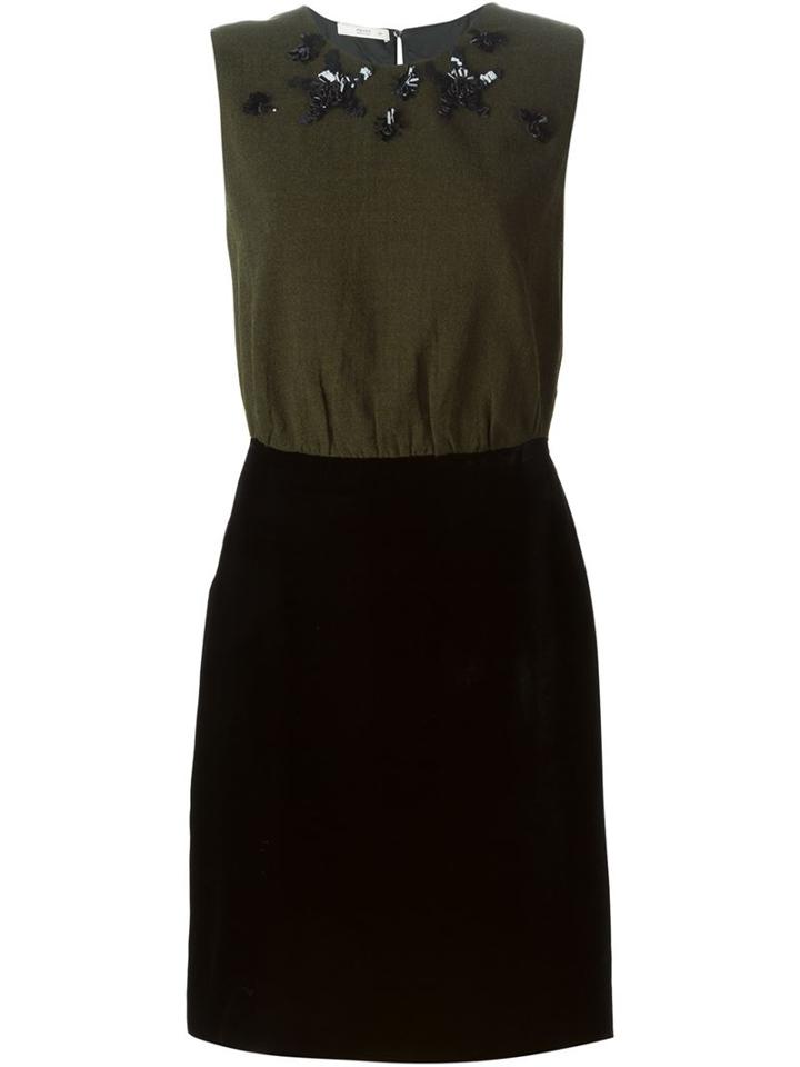 Prada Vintage Embellished Two Piece Dress