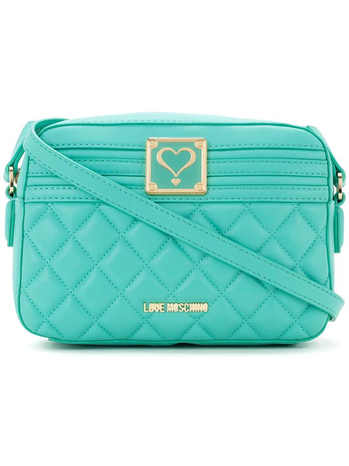 Love Moschino - Quilted Cross-body Bag - Women - Polyurethane - One Size, Green, Polyurethane