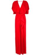 Roland Mouret Lorre Ss Gown - Red
