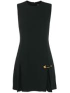 Versace Sleeveless Safety Pin Dress - Black