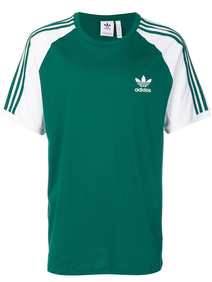 Adidas Adidas Originals 3 Stripes T-shirt - Green