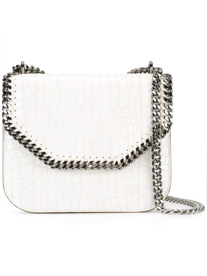 Stella Mccartney Crocodile-effect Falabella Box Shoulder Bag - 9002