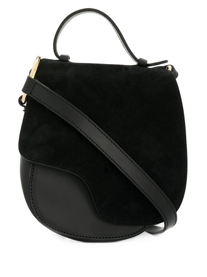 Atp Atelier Front Flap Satchel - Black