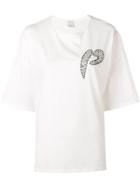 Pinko Crystal Logo T-shirt - White