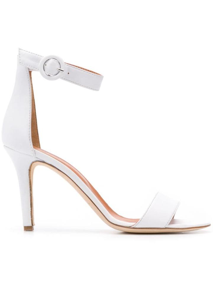 Via Roma 15 Ankle Strap Sandals - White