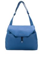 Orciani Logo Shoulder Bag - Blue