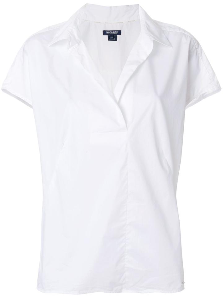Woolrich Wrap Blouse - White