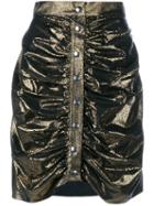 J.w. Anderson Ruched Metallic Skirt