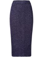 G.v.g.v. Glitter Knit Skirt, Women's, Size: Xs, Pink/purple, Nylon/polyester/rayon