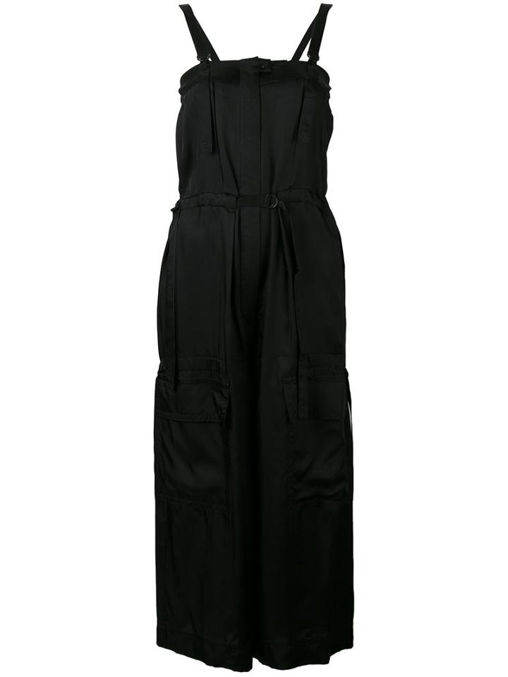 Christian Wijnants - Strappy Jumpsuit - Women - Cupro - 34, Women's, Black, Cupro