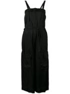 Christian Wijnants - Strappy Jumpsuit - Women - Cupro - 34, Women's, Black, Cupro