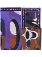 Emilio Pucci - Abstract Print Scarf - Women - Cashmere - One Size, Purple, Cashmere