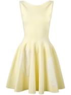 Antonino Valenti - Flared Embroidered Dress - Women - Nylon/polyester/spandex/elastane/viscose - 40, Yellow/orange, Nylon/polyester/spandex/elastane/viscose
