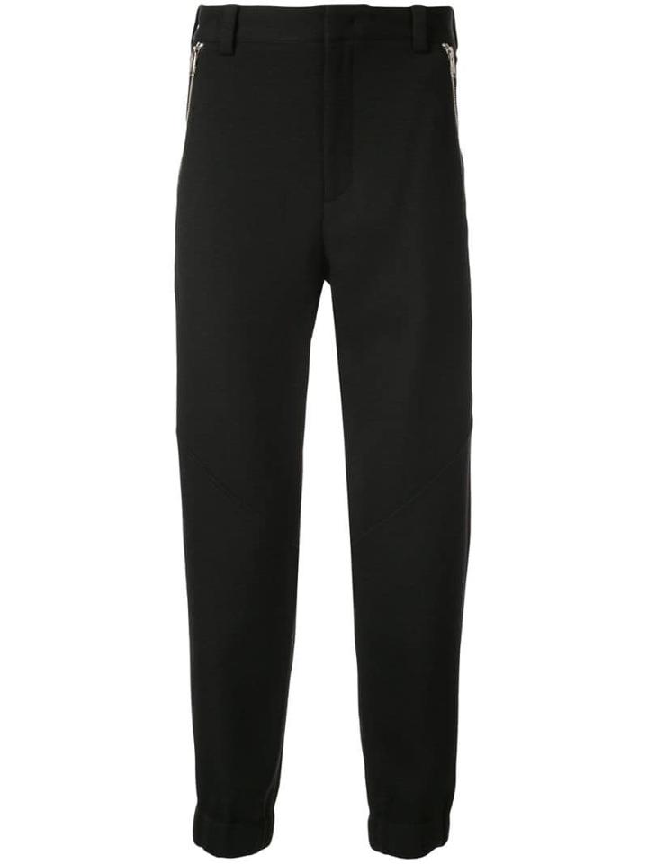 System Panelled Track Pants - Black