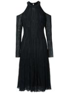 Gig - Midi Knit Dress - Women - Polyester/viscose - P, Black, Polyester/viscose