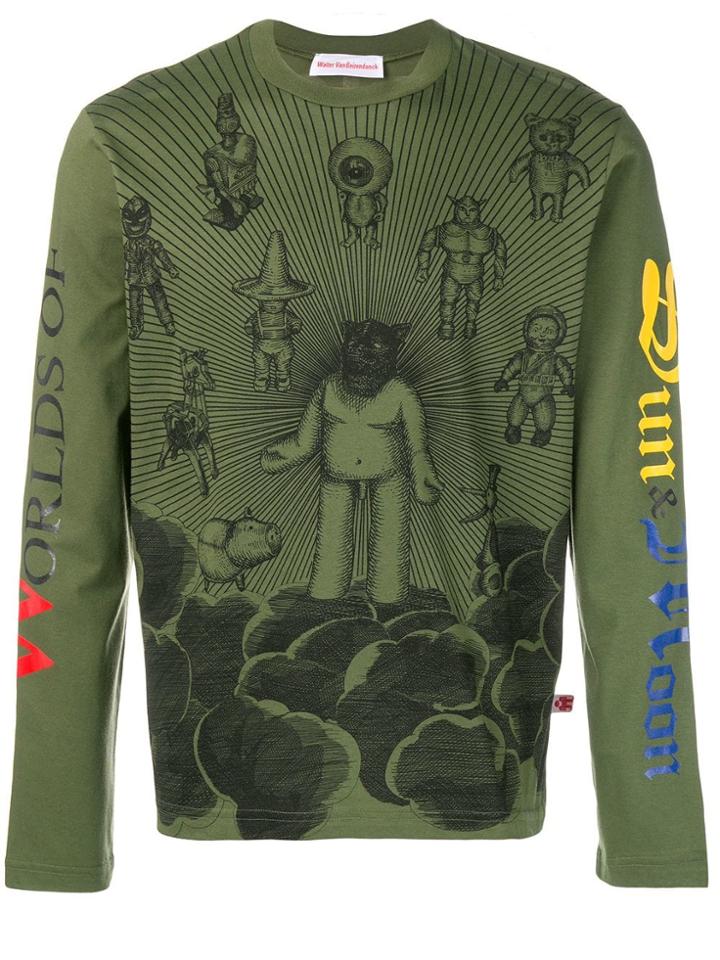 Walter Van Beirendonck Sun & Moon Sweatshirt - Green